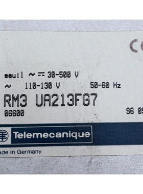 TELEMECANIQUE RM3 UA213FG7 RM3UA213FG7 RELAIS MAX TENSION x1