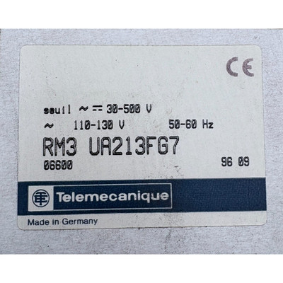 TELEMECANIQUE RM3 UA213FG7 RM3UA213FG7 RELAIS MAX TENSION x1