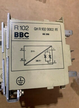 ASEA BROWN BOVERI ABB VDE 0160 GH R 102 0002 R1 Relay