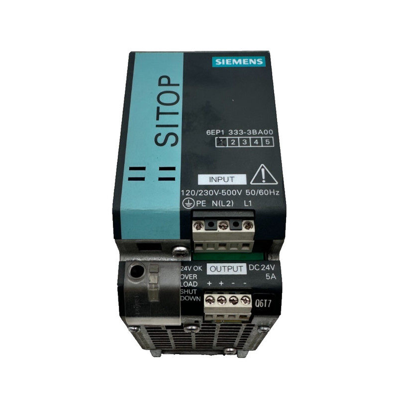 SIEMENS 6EP1333-3BA00 SITOP MODULAR 5A 1/2 PH POWER SUPPLY
