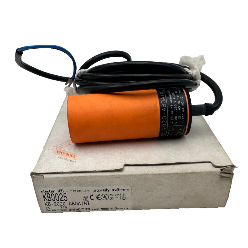 IFM EFECTOR KB0025 KB-2020-AB0A/NI CAPACITIVE PROXIMITY SWIT