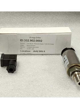 Gems 1200BGC2501A3UA Druck Umwandler 4-20mA 0-250 Stange