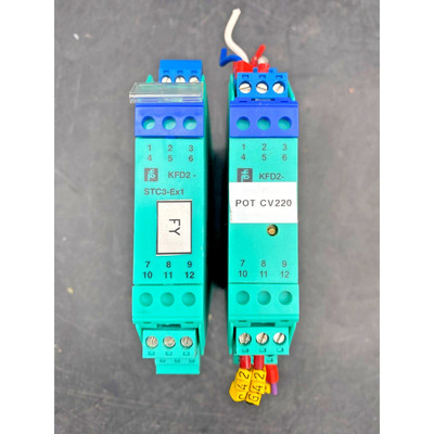 LOT OF 2 PEPPER FUCHS KFD2-STC3-EX1 SMART TRANSMITTER