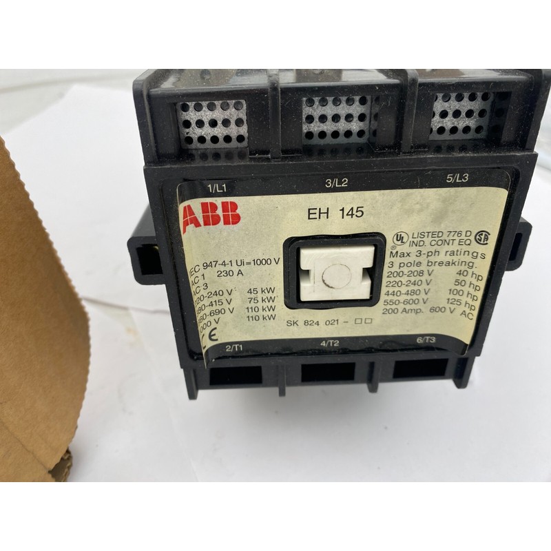 1pc x ABB CONTACTOR L0052252 TYPE EH 145-30-22