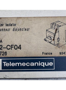 TELEMECANIQUE GK2-CF04 025726 SECTIONNEUR DISJONCTEUR x1