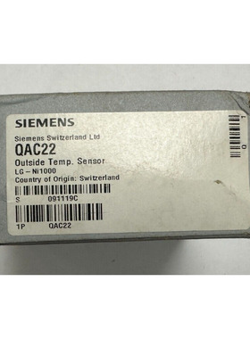 SIEMENS QAC22 SONDE TEMPERATURE EXTERIEURE LG-NI1000