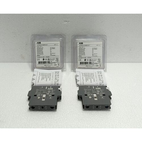 ABB CAL18-11 Auxiliary Contact Block 1SFN010720R1011 Qty 2 O