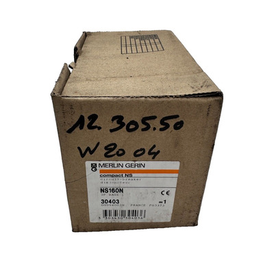 MERLIN GERIN NS160N 3P BASE 30403 DISJONCTEUR x1pc