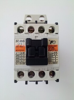 富士电动SC-03/G SC11AG电机接触器,二手