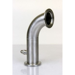 ISO Colector 90° Vacío Vakuumkrümmer Con DN40 Prüfans