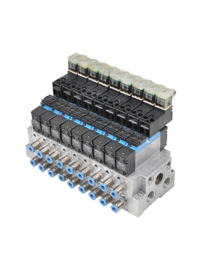FESTO 阀端子 9 x MN2H-5/2-02-ZSR 191323 24VDC VDMA NEV/NAV