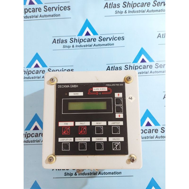 Deckma FMS 3000 Ht01-e8 Fuoco Allarme Principale Pannello