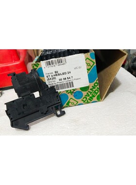 Phoenix Contact ST 4-HESILED 24 熔断端子块 5X20 笼夹 300V 10