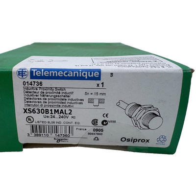 TELEMECANIQUE DETECTEUR DE PROXIMITE XS6 30B1MAL2 15mm x1