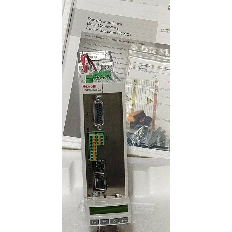 Rexroth Drive HCS02.1E W0013 Indra HCS 3相3A 4.5A控制器可编