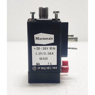 Martonair 220-240V 60Hz 0,71/0,046A 10% ED 004 F6