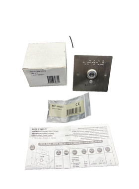 BOUTON POUSSOIR INOX PB19 BBL3-B12