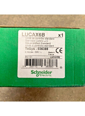 1pc x NEW SCHNEIDER ELECTRIC LUCAX6B STANDARD CONTROL UNIT