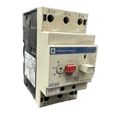 TELEMECANIQUE GV3-M40 + GV1-A01 CONTACTEUR