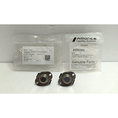 2QTY - Speed Queen D512005 Dryer Thermostats – 120/240V Gre
