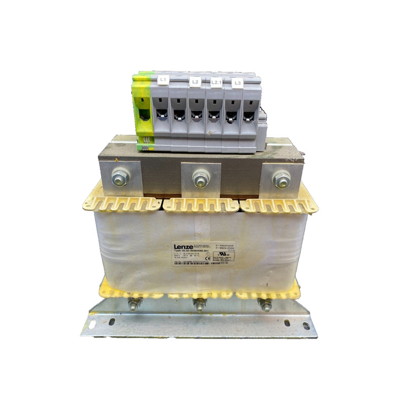 LENZE ELN3-0055H055-001 500V 55A MAINS CHOKE STARTER ELECTRI