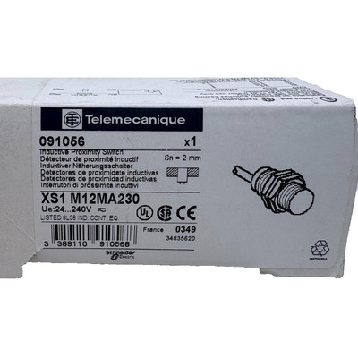 TELEMECANIQUE DETECTEUR DE PROXIMITE XS1 M12MA230 2mm x1