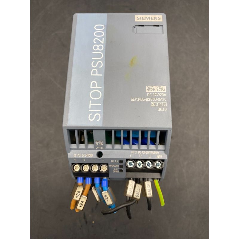 SIEMENS SITOP PSU8200 6EP3436-8SB00-0AY0 Q6JDA9D5F91 POWER S