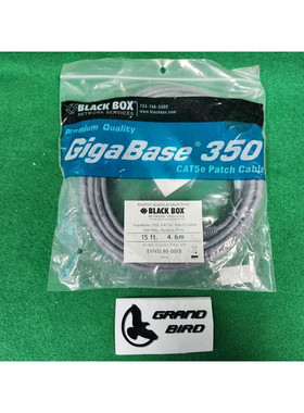 黑色盒装 EVNSL80-0015 GigaBase 350,CAT5e,接线电缆 350MHz,启