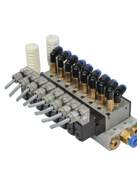 SMC valve terminal 8x5/2 EVZ5123 24V DC