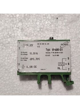 Noris VF500-G1 Rev.F PN: A61504