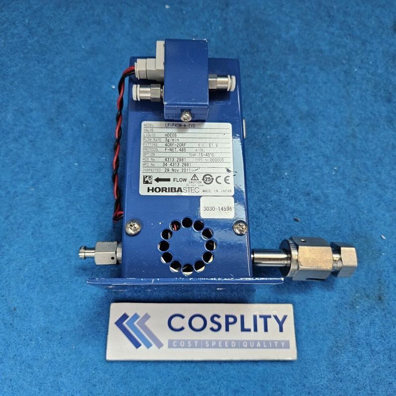 AMAT 3030-14596 HORIBA STEC MASS FLOW METER LF-F40M-A-EVD mD
