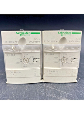 LOT OF 2 SCHNEIDER ELECTRIC LUCC05FU 110-240V CONTROL UNIT