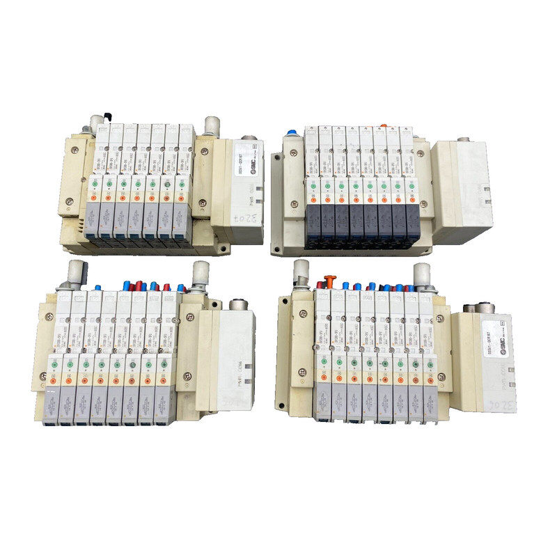 SMC SV1300-5FU x8pc + SS5V1-QCR167 + EX500-S001 SOLEINOID VA