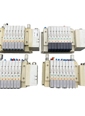 SMC SV1300-5FU x8pc + SS5V1-QCR167 + EX500-S001 SOLEINOID VA