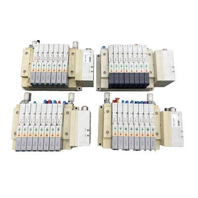 SMC SV1300-5FU x8pc + SS5V1-QCR167 + EX500-S001 SOLEINOID VA