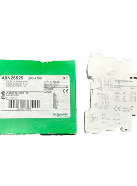 SCHNEIDER ELECTRIC A9N26929 240-415V DOUBLE CONTACT OF ET SD