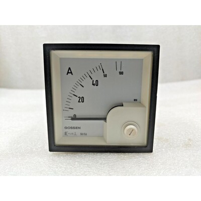GILGEN MULLER & WEIGERT 分析板 AMMETER 100A AC 68X68 mm