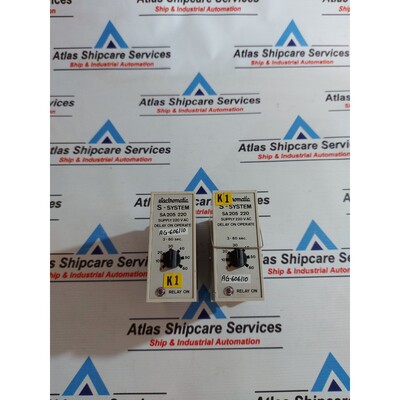 ELECTROMATIC S-SYSTEM SA 205 220 Retardado Encendido Operado