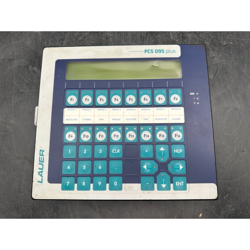 LAUER PCS 095 Plus PCS095P.SE PCS095.s Interface Panel Contr