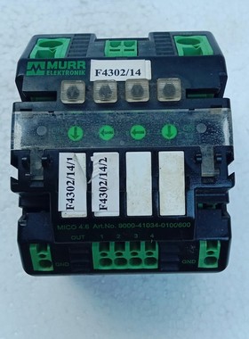 MURR MICO 4.6 9000-41034-0100600 LOAD CIRCUIT MONITER, 4-CHA