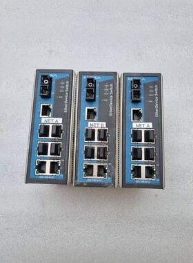 Moxa EDS-308-M-SC Industriale Ethernet Interruttore Set Di 3