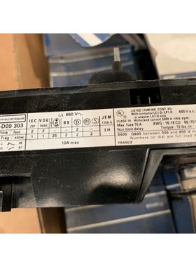 1 x Telemecanique LR1D09303 Thermal Overload 0.25-0.40A 600V
