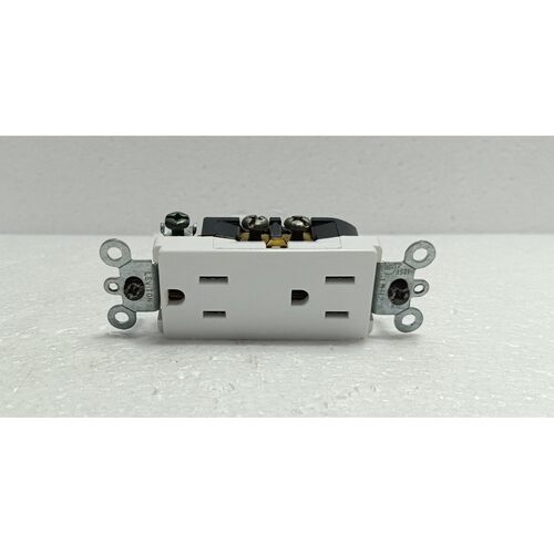 Leviton JHH2 15A 125V Duplex Receptacle Outlet White Industr