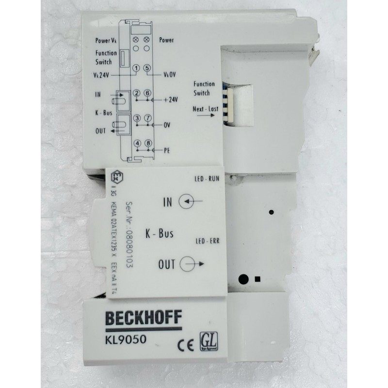 BECKHOFF KL9050 Terminal Bus Extensión Acoplador Modulo