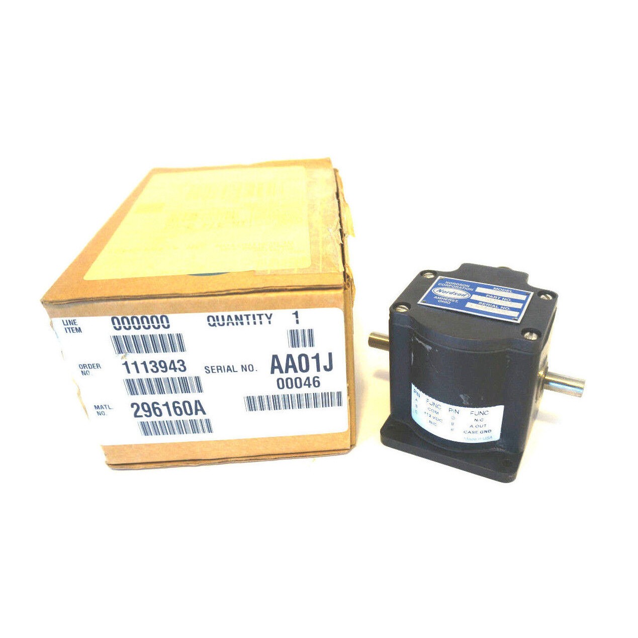 Neuf NORDSON 296160A Encodeur