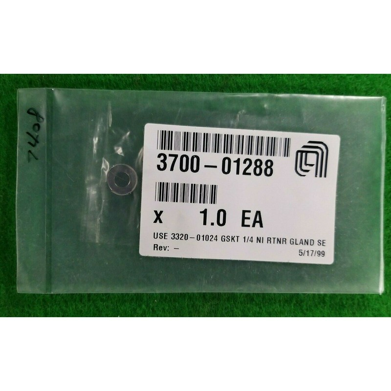 AMAT 3700-01288 使用 3320-01165 GSKT VCR 1/4 NI CONTOURED 全