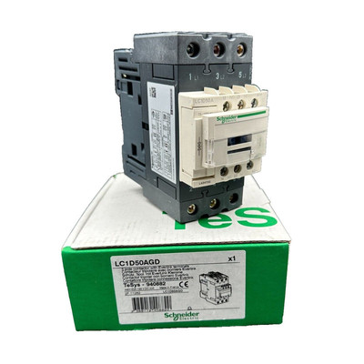 SCHNEIDER ELECTRIC LC1D50AGD CONTACTEUR TRIPOLAIRE AVEC BORN