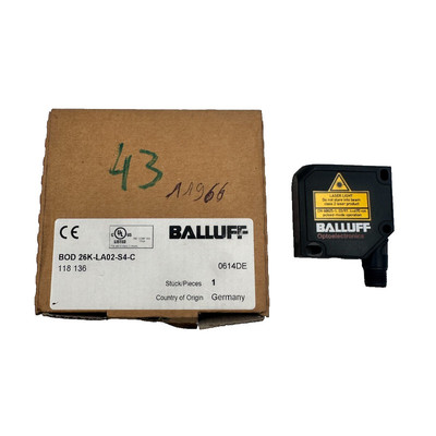 BALLUFF BOD 26K-LA02-S4-C 118 136 CAPTEUR OPTOELECTRONIQUE x