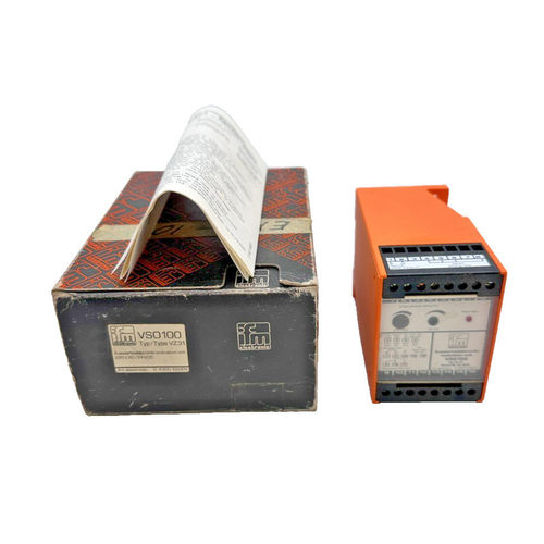 IFM VS0100 TYPE VZ31 EVALUATION UNIT 220VAC 24 VDC