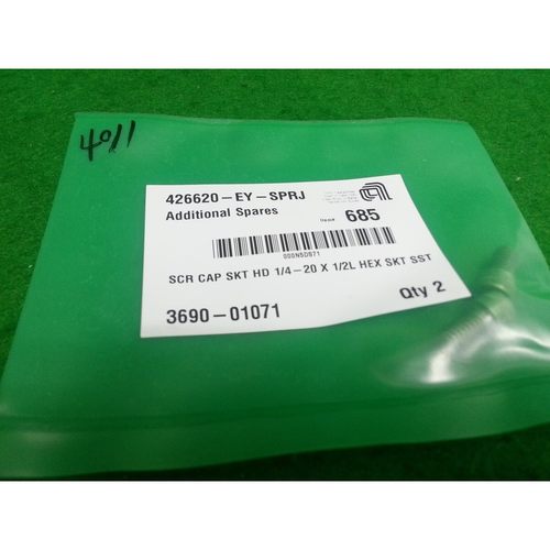 AMAT 3690-01071 SCR 帽子 SKT HD 1/4-20 X 1/2L HEX SKT S,全新